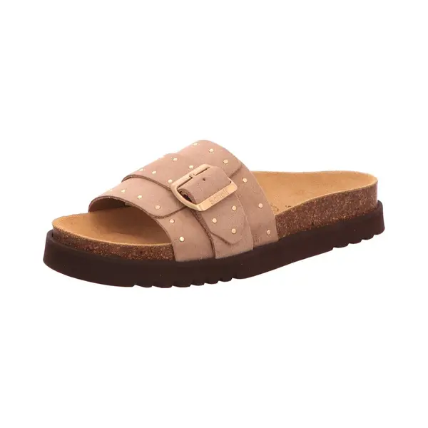 Scholl Sandalen Joyce Suede Vrouwen - Donkerbeige thumbnail