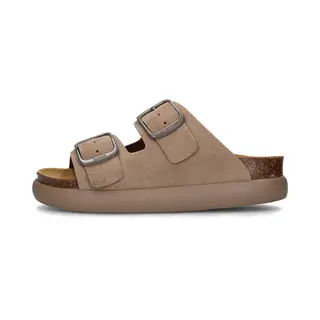 Scholl Noelle Chunky Sandalen Van Suède, Donkerbeige, Beige, 40 Eu