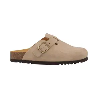 Scholl Klomp Fae Suede Vrouwen - Lichtgrijs
