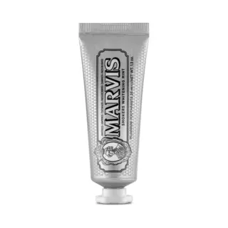 Marvis Tandpasta Smokers Whitening Mint – 25 Ml – Travel Size – Mini Verpakking – Speciaal Voor Rokers