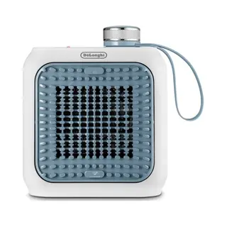De’Longhi HFX10B03.Lb elektrischer Raumheizer Indoor Blau, Grau 360 W Ventilator elektrischer Raumheizer
