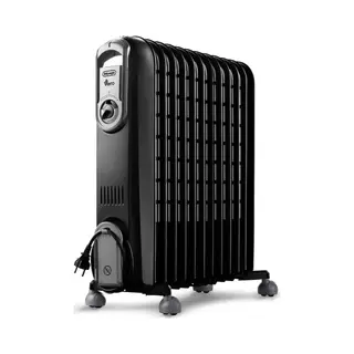 De’Longhi V551225.Bg electrische verwarming Binnen Zwart 2500 W Olie elektrisch verwarmingstoestel