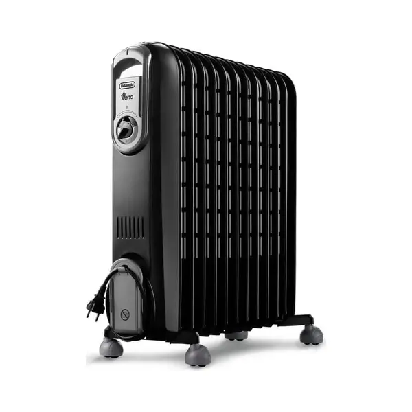 De’Longhi V551225.Bg electrische verwarming Binnen Zwart 2500 W Olie elektrisch verwarmingstoestel thumbnail