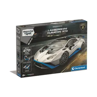 Clementoni Wetenschap & Spel - Lamborghini Huracan - Constructie Speelgoed - Stem Speelgoed - Vanaf 8 Jaar