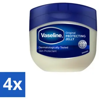 Vaseline - Original - Huidverzorging - Dermatologisch Getest - 100 Ml - Voordeelverpakking - 4 Stuks