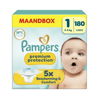 Pampers Windel Premium Protection 40705513 Gr.1 Newborn 180 Stück