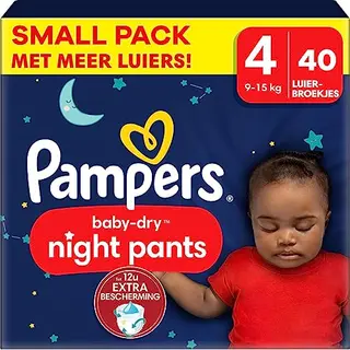 Pampers - Baby Dry Night Pants - Maat 4 - Small Pack - 40 Stuks - 9/15 Kg