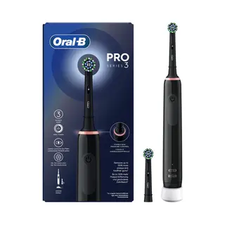 Oral-B Pro 3 Pro3 3000 Volwassene Roterende-oscillerende tandenborstel Zwart