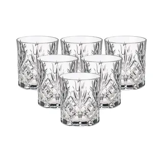 Rcr Crystal Melodia Whisky Glasses - 240ml - Pack Of 6 In Clear