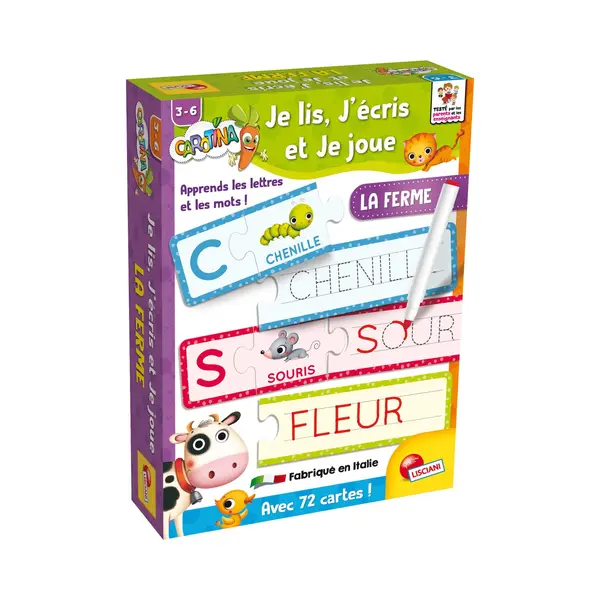 Lisciani - Carotina - Je Lis, J' écris Et Je Joue - La Ferme - Fr thumbnail