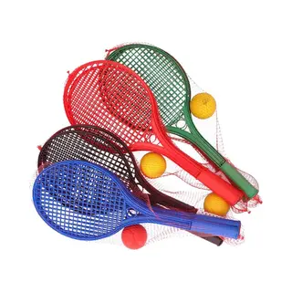 Otto Simon Tennisset Met Softbal Voor Kinderen - 2 X Tennisracket Van Hard Plastic - Buitenspeelgoed