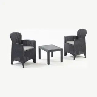 Ipae-Progarden 8009271591042 Gartenmöbel-Set Anthrazit
