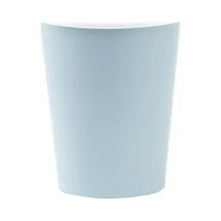 Givi Italia Feestbekers Met Hoesjes - 8x - Lichtblauw - Papier - 250ml - Kinderfeestje - Biologisch Afbreekbaar