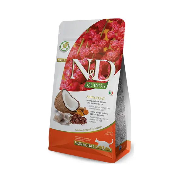 Farmina Pet Food Haut & Fell Katzen Trockenfutter 1,5 kg Hering thumbnail