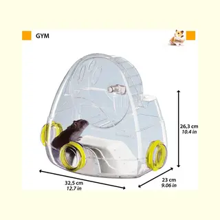 Ferplast Accessories For Rodents Ferplast Gym Hamsters Wheel Sport Housing Module