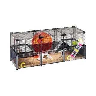 Ferplast Hamster- En Muiskooi, Modulair Metalen Gaas, 107, 5 X 37, 5 X 42 Cm