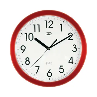Trevi OM3301 Quartz clock Circle Red, White
