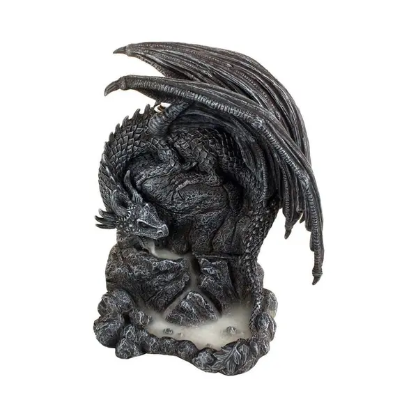 Nemesis Now Dragon Pool Backflow Incense Räuchergefäß Dunkelgrau thumbnail