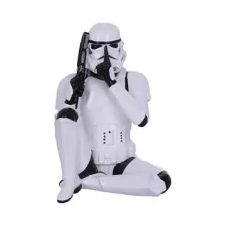 Nemesis Now B4894P9 Original Stormtrooper Three Wise Sci-Fi Speak No Evil, Mehrfarbig, 10 Cm