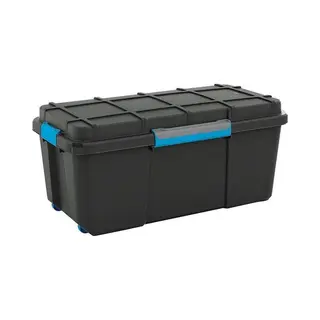 Abm Kis 241507 Aufbewahrungsbox Scubba Stapelbar (b X H X T) 780 X 350 X 395 Mm Grau-blau, Schwarz 1 St