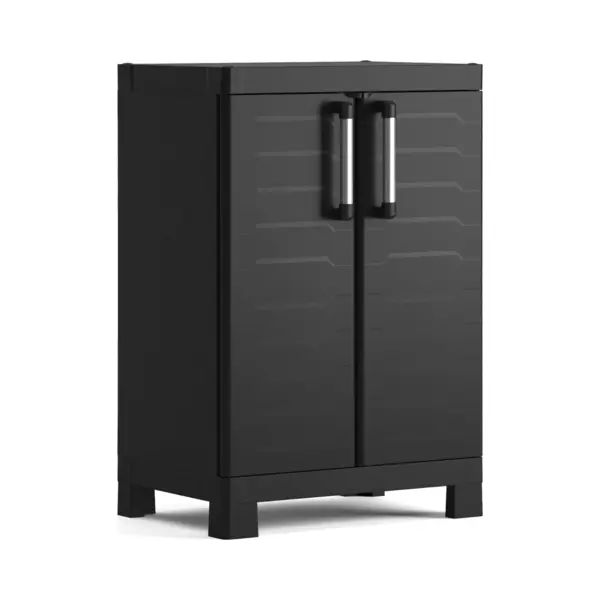 Kunststoffschrank Detroit Niedrig 65 X 45 X 97 Cm Schrank - Keter thumbnail