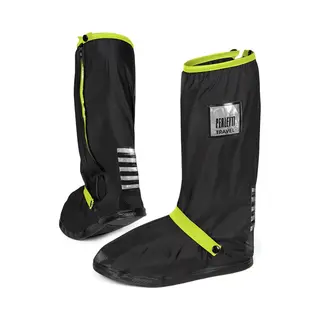Perletti Overschoenen Reflecterend Pvc Zwart/geel Maat 36-39