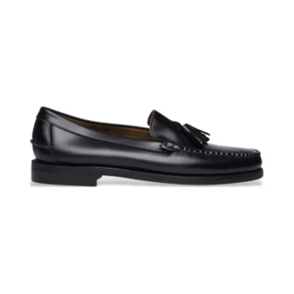 Sebago For Man. 7001R20 Classic Leather Moccasins Will Black (40), Flat, None, Casual, Party thumbnail