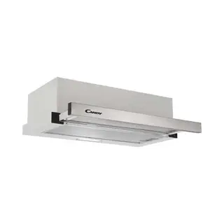 Candy CBT6130/3X cooker hood Semi built-in (pull out) Silver 157.8 m³/h