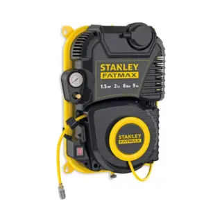 Stanley Fatmax 8215410STF585 Wandcompressor - 1, 1 Kw - 8 Bar - 160L/min - Olievrij