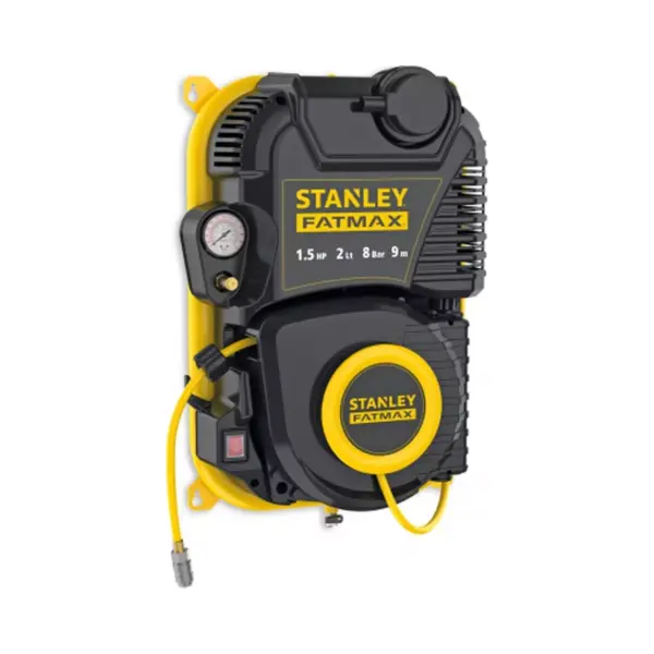 Stanley Fatmax 8215410STF585 Wandcompressor - 1, 1 Kw - 8 Bar - 160L/min - Olievrij thumbnail