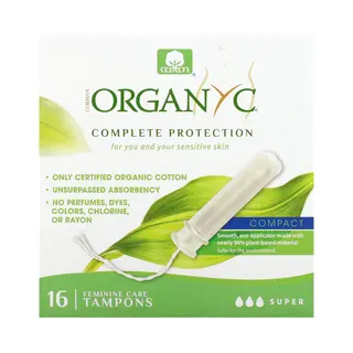 Corman Organyc Organyc Super Compact Applicator Tampons