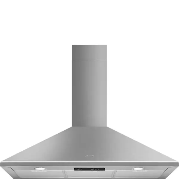 Smeg KSED95XE afzuigkap Muurmontage Roestvrijstaal B 588 m³/uur thumbnail