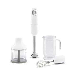 Smeg HBF03WHEU Stabmixer 700 W Edelstahl, Weiß
