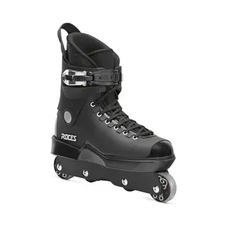 Roces – M12 Ufs – Stunt Skates – Volwassenen – Zwart – Ufs Grindplate Support & High-Impact Shell – Maat 46