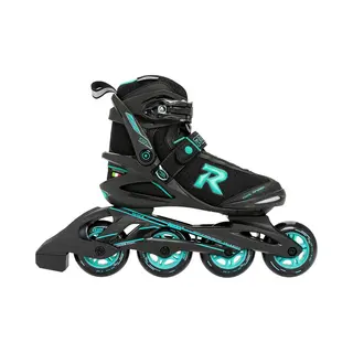 Roces Icon 80 - Dames - Inlineskates - Cool Breath Systeem - Zwart - Blauw - Maat 42