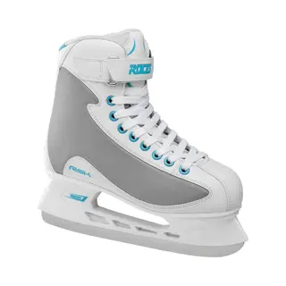 Roces Rsk 2 - IJshockeyschaatsen - Verstevigde Enkelschacht - Wit - Blauw - Maat 39