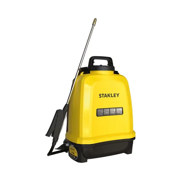 Stanley - Elektrische Rückenspritze 12 L, Drucksprüher Garten, Wiederaufladbarer Lithium-akku, Aluminiumlanze, Verstellbarer Sprühkopf, 2 Stunden thumbnail