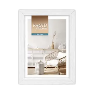 Zep - Houten Fotolijst Vivan 3 Wit Voor Foto Formaat 20x25 - V33253