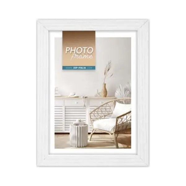 Zep - Houten Fotolijst Vivan 3 Wit Voor Foto Formaat 20x25 - V33253 thumbnail