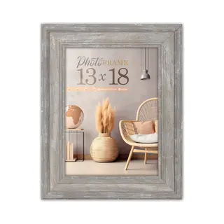 Zep - Kunststof Fotolijst Palermo Grijs Voor Foto Formaat 15x20 Cm - PM868G