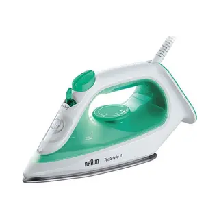 Braun TexStyle 1 Si 1040 Gr Dampfbügeleisen Keramiktropfen 2000 W Grün, Weiß