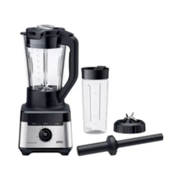 Braun Jb 7551 Bk Kochmixer 1400 W Schwarz, Edelstahl, Transparent thumbnail