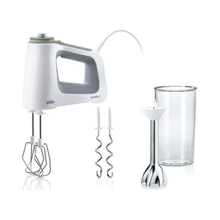 Braun Hm 5107 Wh Handmixer 750 W Grau, Weiß