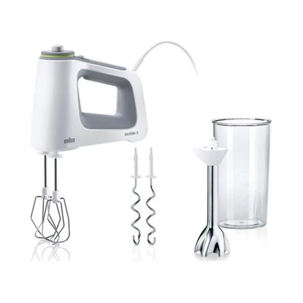 Braun Hm 5107 Wh Handmixer 750 W Grau, Weiß thumbnail
