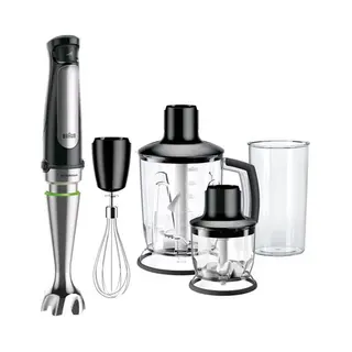 Braun MultiQuick 7 Mq 7045X 1.25 L Immersion blender 1000 W Black, Stainless steel