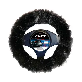 Simoni Racing Stuurwielhoes Fluffy Fur Zwart