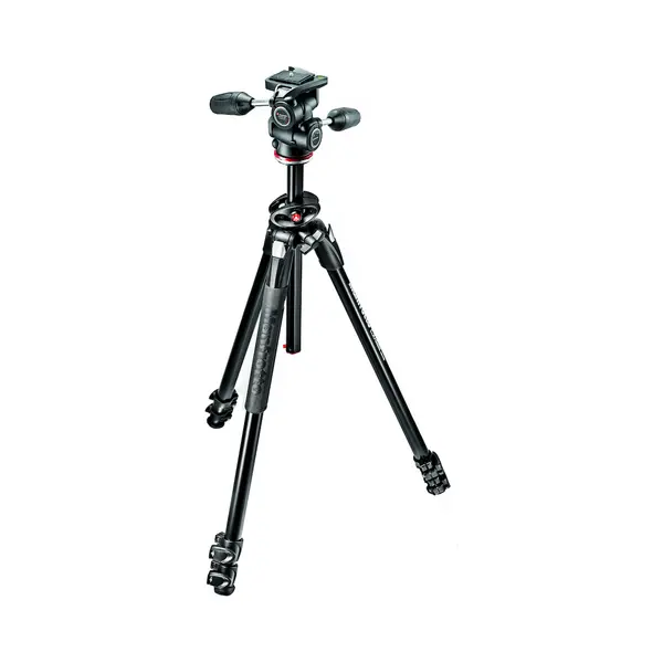 Manfrotto MK290DUA3-3W Stativ Digitale Film/Kameras 3 Bein(e) Schwarz thumbnail