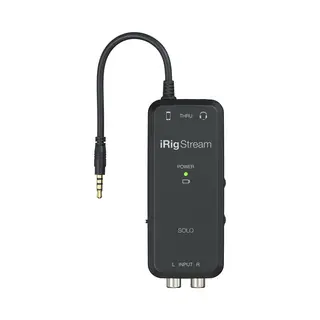 Ik Multimedia Audio-interface IRig Stream Solo (3, 5 Mm Aansluiting), Audio-interface, Zwart