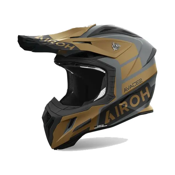 Airoh Aviator Ace 2 Sake Goud Matt Offroad Helm - Maat M - Helm thumbnail