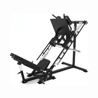 Toorx Professional Leg Press & Hack Squat Hsx-3000 - Plate Loaded - Voor Alle Soorten Halterschijven - Matzwart